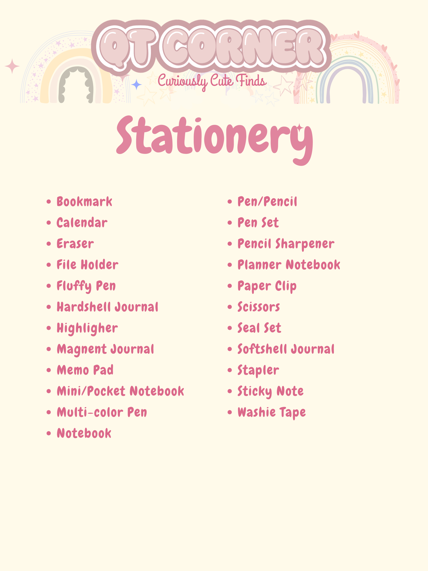 Mystery Scoops Stationery Only