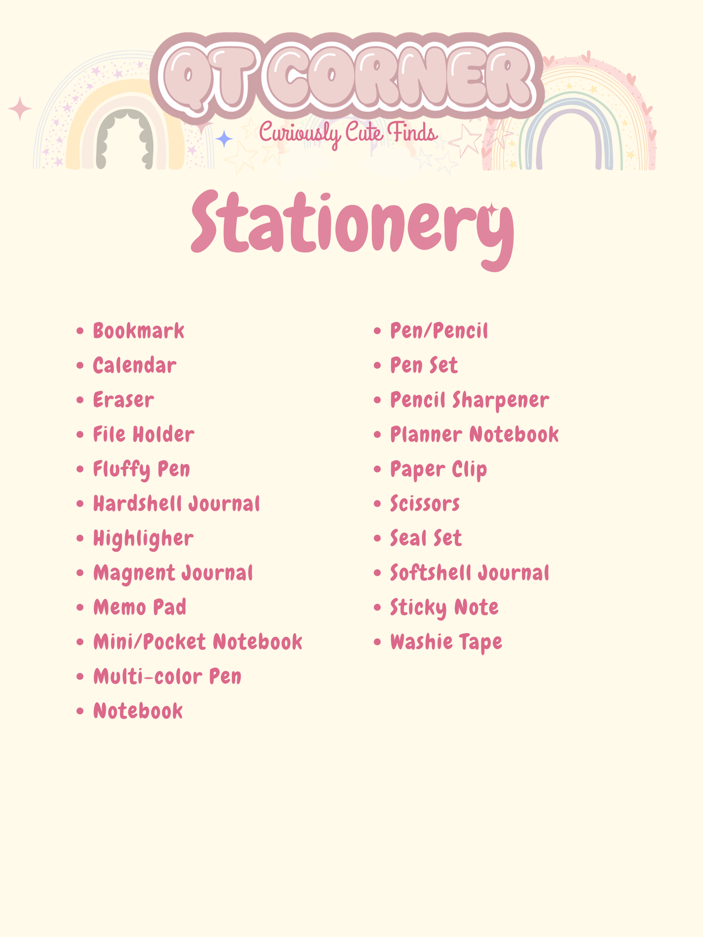 Mystery Scoops Stationery Only